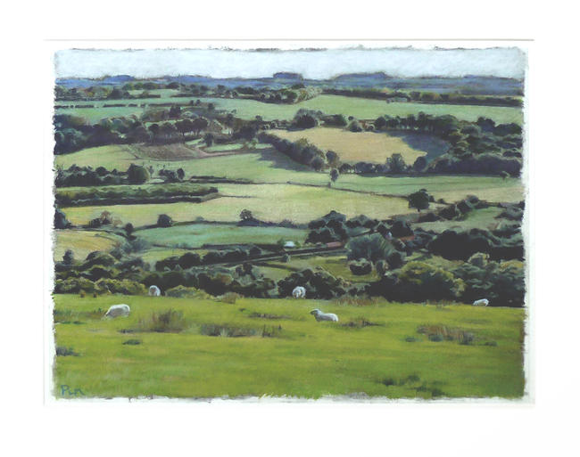 View from Parbold Hill, Lancs