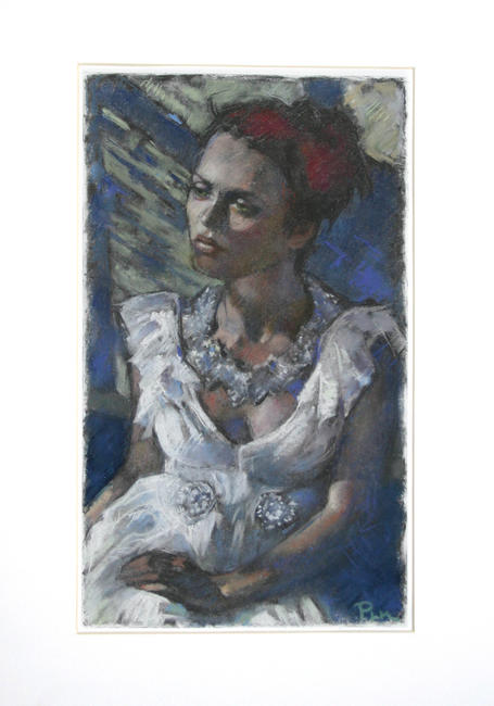 Girl in White Dress