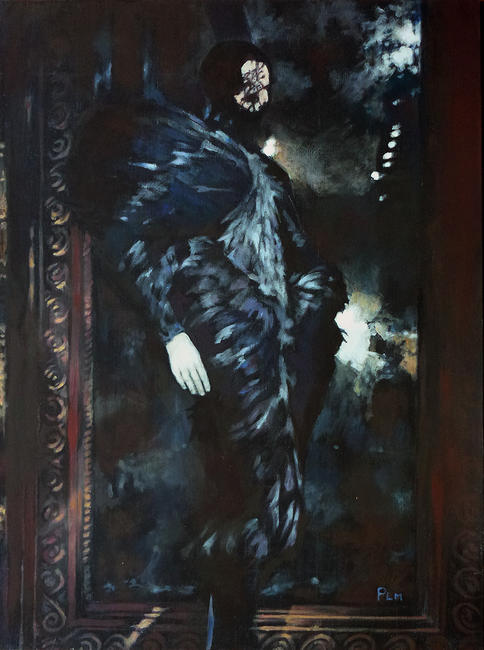 Feather costume, Alexander McQueen