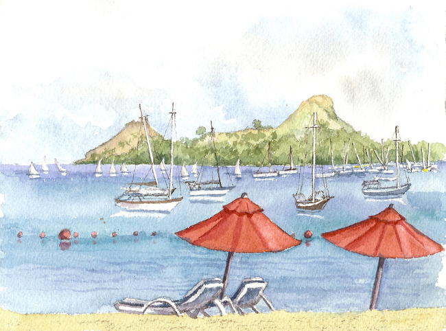 Rodney Bay,St.Lucia