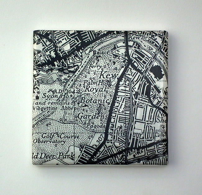 Kew Map Coaster