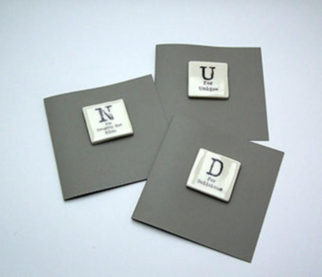 Alphabet Fridge Magnet Cards