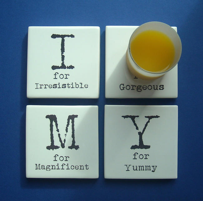 Alphabet Coasters