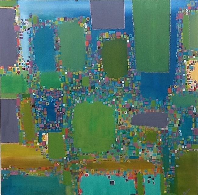 Blue and green should be seen