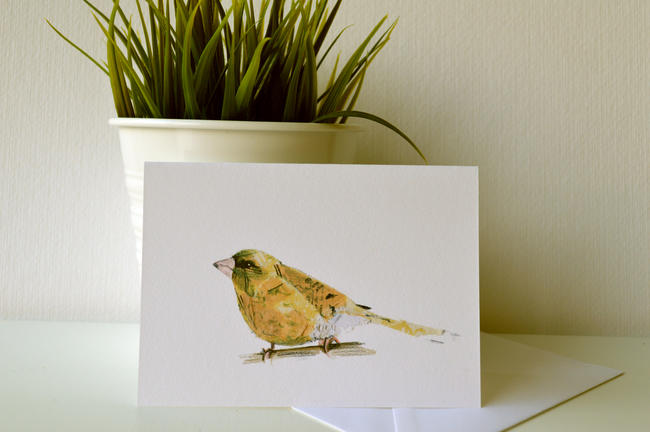 Greenfinch Card