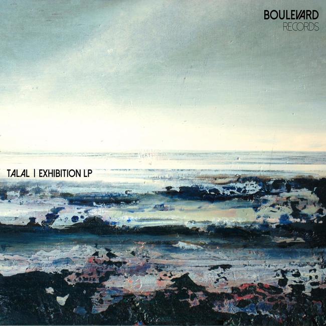 Talal / Exhibition LP (Boulevard Records) oil on board