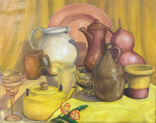 YELLOW STUDY IN OIL