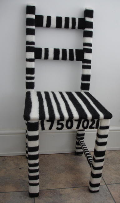 Chair in Felt by Jill Lance