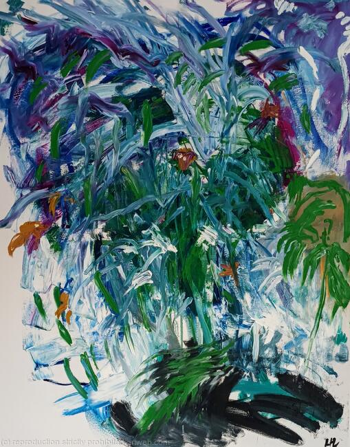 Wild and Free (Butterflies around the budleia on a windy summer's day)