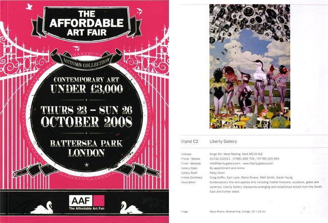 Affordable Art Fair - cover and entry October 2008