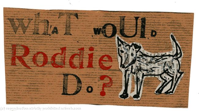 What would Roddie do? 6 page concertina book