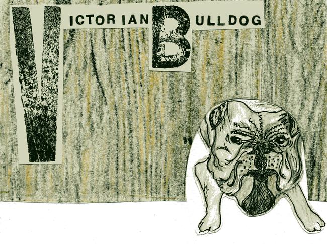 Alphabet of dogs Victorian Bulldog