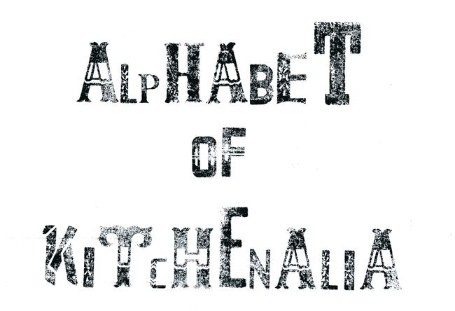 Alphabet of Kitchenalia