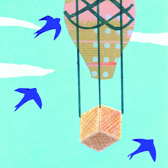 Salad Days Hot Air Balloon card. (Code BRP 20)