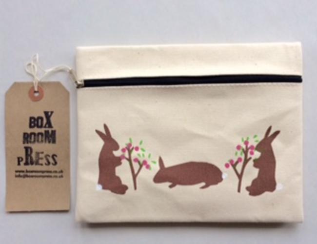 Rabbits pencil case