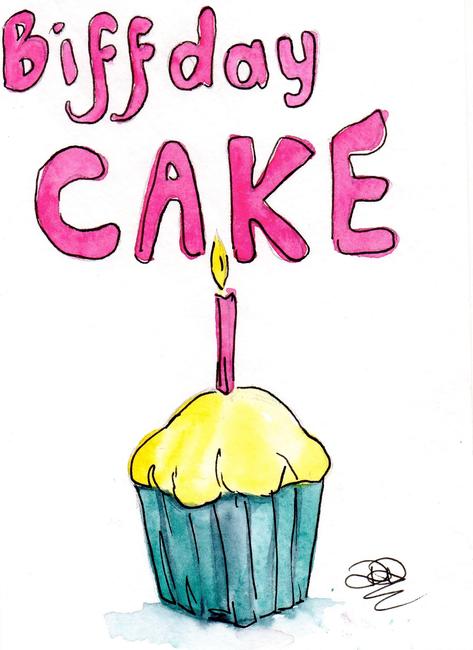 BIFFDAY CAKE
