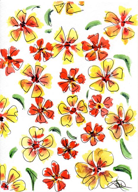Yellow/orange flowers