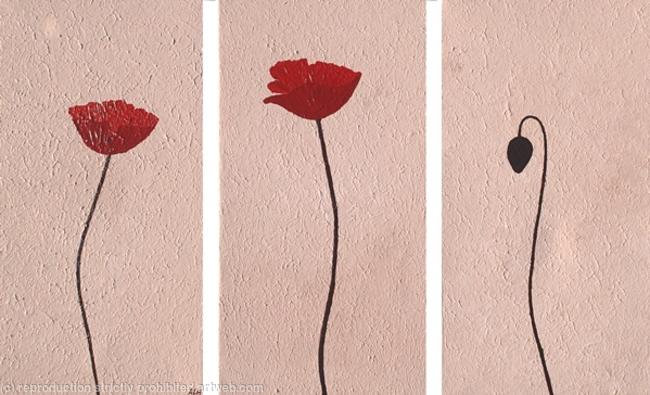 Trio of Poppies