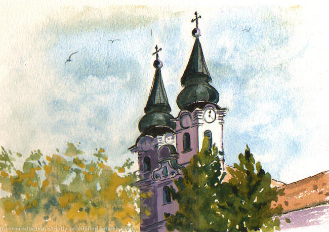 Twin spires