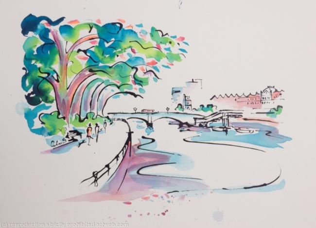 Putney Bridge from Bishops Park