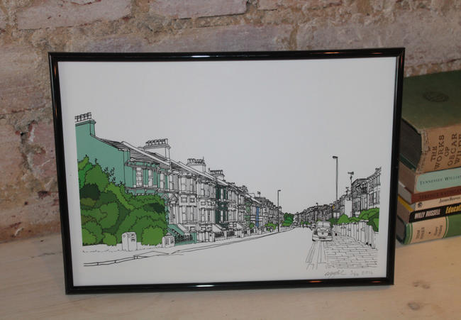 Queen's Park Road Brighton Print
