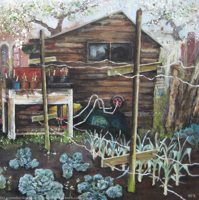 Broken Shed, Spring Blossom