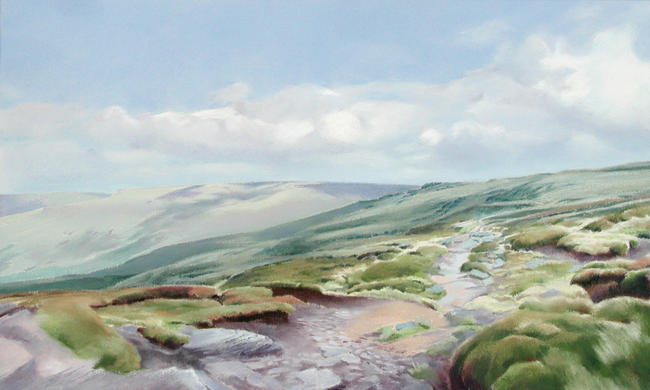 410 Pennine Way - Towards Kinder Downfall