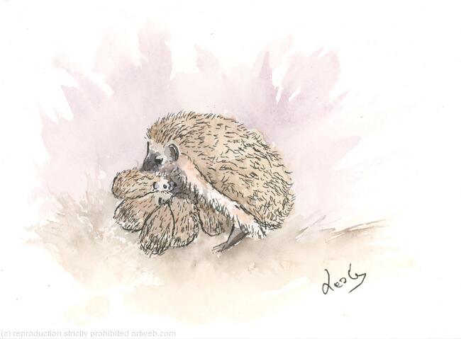 341 Hoglets feeding AVAILABLE