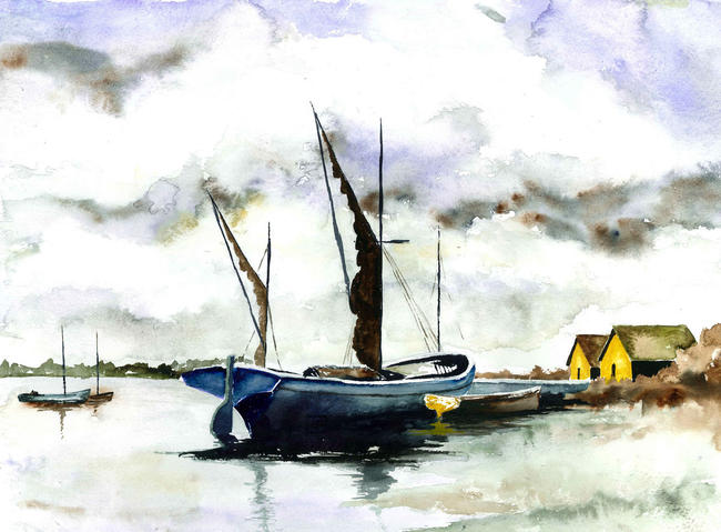 Boats at Low Tide