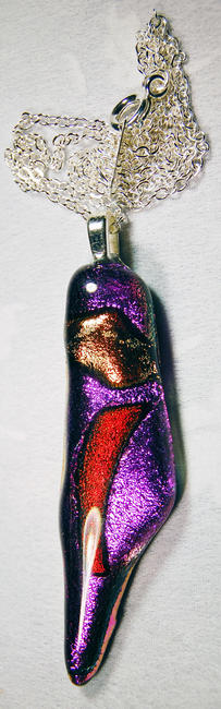 Dichroic Necklace 015 - £8