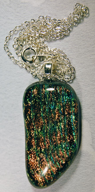 Dichroic Necklace 017 - £8