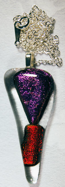 Dichroic Necklace 022 - £8