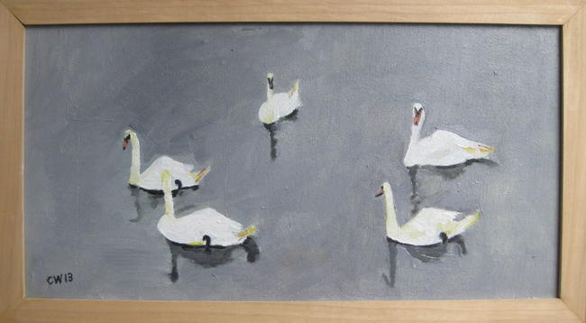 Swanning around