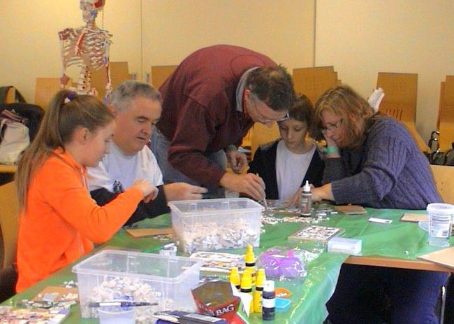 Families worked hard together