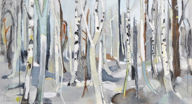 winter birches