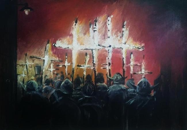 Burning crosses CBS