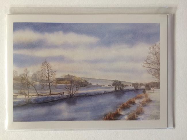 River Coquet in Winter Card