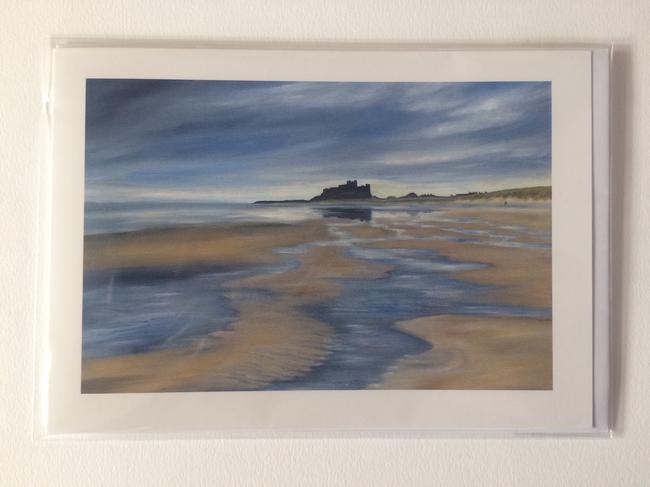 Incoming Tide Bamburgh Card