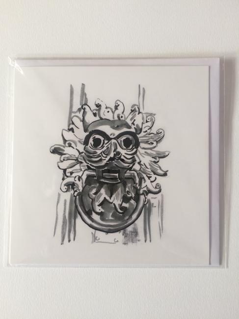Sanctuary Knocker, Durham Cathedral Card