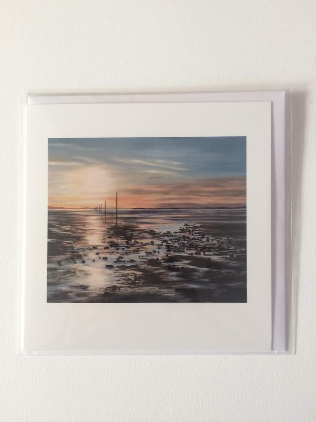 Winter's Light Lindisfarne Card