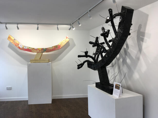 Medusa in Exile, sculptures