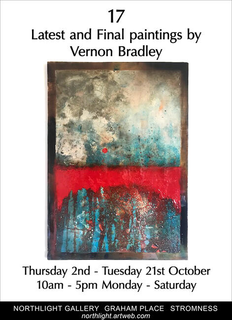 Poster for Vernon Bradley's exhibition '17'