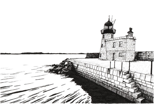 Lighthouse At Howth