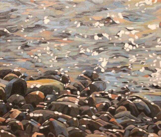Pebbles On The Shore Near Raughley