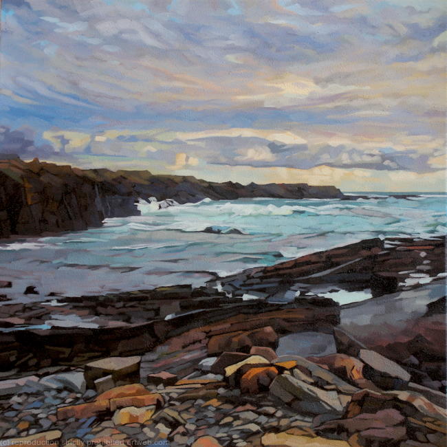 Evening Light At Spanish Point