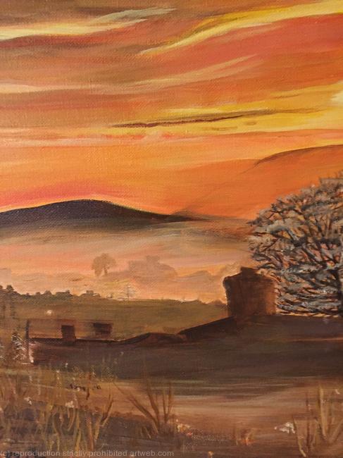 Lewes Hills at Sunrise
