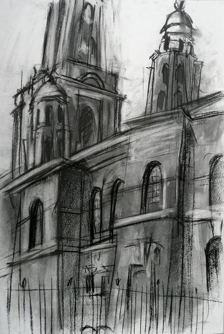 St Georges in the East, from the southeast