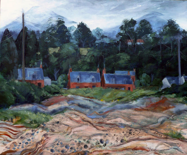 Houses at Corrie, Arran