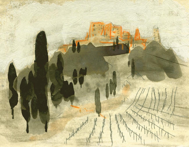Tuscan town