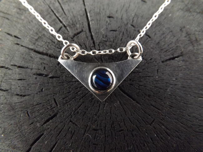 Paua shell necklace